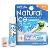 Mentholatum (R) Natural Ice (R) Sport Broad Spectrum SPF 30 Medicated Lip Balm - 12 Pack of 4.5 g Tu