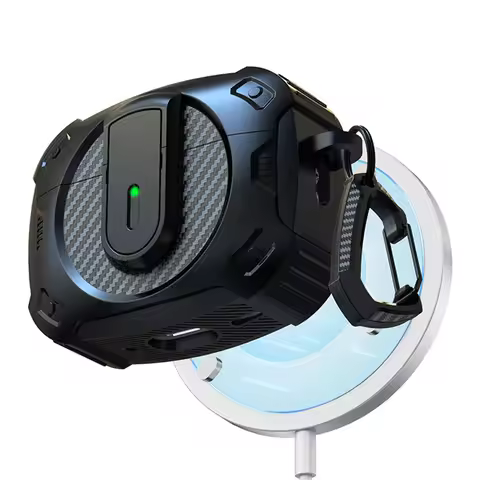 Security Lock Armor Case For Airpods Pro 2 Case Support Wireless Charging Protection Shockproof Earp