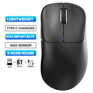 2025 New Arrival HXSJ T700 Lightweight Optical Wireless Mouse 10000DPI 500mAh Rechargeable Macro Gam