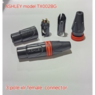 Ashley female xlr jack canon Ashley tx002bg input jack/