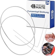 Dishwasher Pump Pot Replacement Seal, Error E15, Pack of 2, Diameter 182 mm, with Mounting Wire, Com