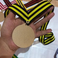 Tali Medali siap pakai/mata ayam Gold+ring 12mm