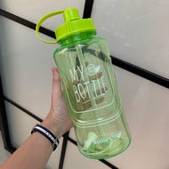 HIJAU JUMBO 2 LITER Drinking Bottle - BZ 222 2000 ml Large 2Ltr Drinking Water Container - MYBOTLE G
