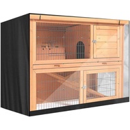 FLR 48" L x 20" D x 41" H Rabbit Hutch Cover 4 FT Double Decker Hutch Dust Cover Waterproof Windproo