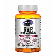 Now Rest & Repair Recovery HMB Tart Chery PURE GABA Glutamine 5-HTP Melatonin 90 Veg Caps Lean Muscl
