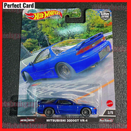 Hot Wheel Mitsubishi 3000GT VR4 Blue Premium Car Mountain Drifter Collections JDM Diecast Kereta Mit