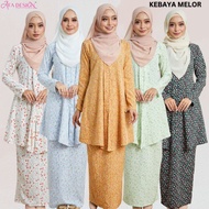 BAJU KURUNG KEBAYA MELOR MUSLIMAH (DESIGN 2) KURUNG RAYA 2024 AFA DESIGN (KM13-KM21)