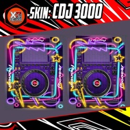SKINZ PIONEER CDJ-3000 SET, RIGHTKiri ALL COLOR & CUSTOM VARIANTS Design