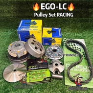 Pulley Set EGO-LC (RACING / STANDARD) Front Rear Pulley Depan Belakang ESPADA Timing Belt Roller Cop