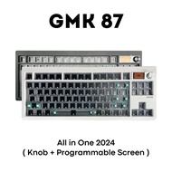 [ TECHINEER ] GMK87 85% Budget Wireless Tri Mode Knob Custom Gasket RGB LCD Knob Mechanical Keyboard