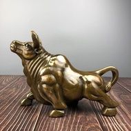 Borong Tembaga Antik Kepala Lembu Haiwan Rumah Hiasan Ruang Tamu Tembaga Hadiah Kraf Hiasan Lembu Zo