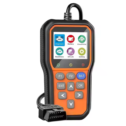 A61M-YM319 OBD2 Scanner Diagnostic Tool With Battery Tester, Live Data Support, Cloud Printing& DTC 