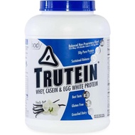 Body Nutrition Trutein High Protein Powder: 45% Whey, 45% Casein, 10% Egg White Protein Shake Mix, G