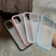 Non-Stick Fingerprint Summer Skin Feel Refreshing Color Edge Suitable for iPhone 17 16 15 Pro Max i1