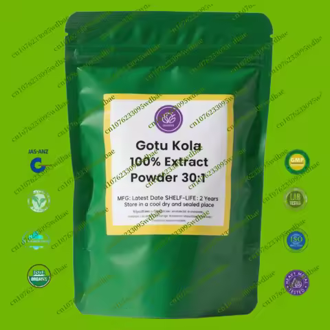 Global Customized Gotu Kola Extract Powder 30:1, Deck Plastic Bags Centella Asiatica Extract for Glo