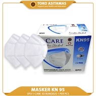 Kn 95 5ply I-Care 3D Mask Disposable Mask Wrapped Plastic Per Pcs Mask Kn95 Unit Wrap