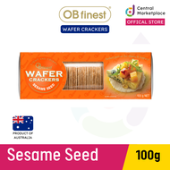 OB Finest Wafer Cracker 100g - Sesame Seed (Bundle of 3)