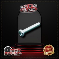 JP M3 x15 bolts per 50 pcs