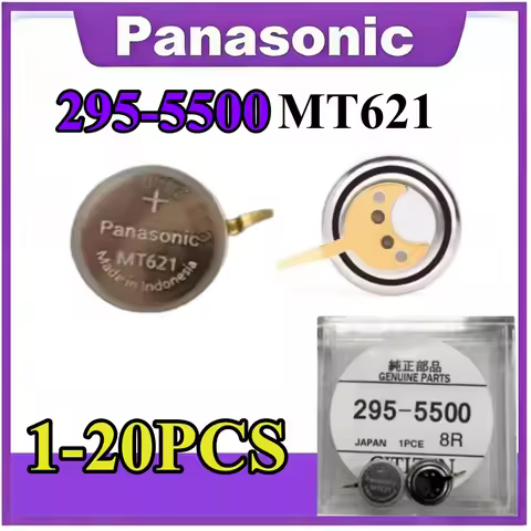 Original Panasonic 295-5500 MT621 295 5500 295-55 MT-621 MT 621 Eco Drive Watch Solar Battery Citize