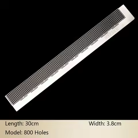 Stainless Steel DIY Diamond Painting Cross Ruler Solid Color Diamond Painting Tools Cross Stitch Too