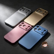 Simple Metallic Paint Phone Case For Honor X9 X9A X9B X9C Smart X9D X8 X8A X8B X8C X8D X7 X7A X7B X7