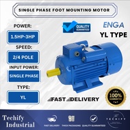 ENGA YL Motor 1.5HP~3HP(1.1KW~2.2KW) Single Phase Motor Electric Industry Motor Air Compressor Motor