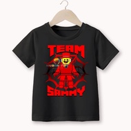 SAMMY ADMIN ABUSE STEAL KIDS' CLOTHING T-SHIRT BRAINROTa ROBLOX SPIDER SAMMY KIDS' T-SHIRT