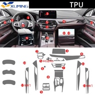 XM-Tpu Transparent Film for BMW 6 Series GT 630 640 650 Car Interior Stickers Center Console Touch S