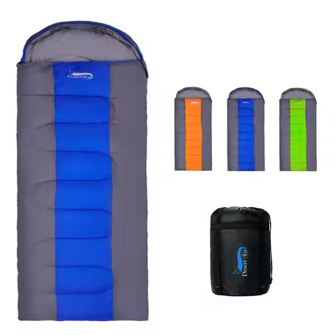 Desert&Fox Warm Sleeping Bags for Camping 4 Seasons Adult Kids Sleeping Bag Hiking Backpacking Trave