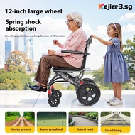 Wheelchair Lightweight Travel Wheelchair With Pull Rod Foldable Wheelchair  Elderly Only Wheelchair