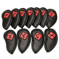 11pcs new durable synthetic leather golf iron club cover iron headcovers 4-9,Pw,Sw,Aw,Lw,X RH Iron P