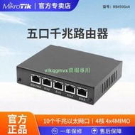 【VLK】MikroTik RB450Gx4 ROS 4核千兆POE有線路由器RB450G升級版高性能[1110529]