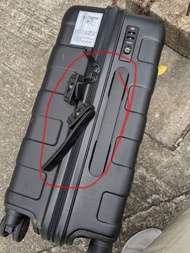 DIY Fix your Muji travel carry hard case 無印良品手提箱 original factory black color suitcase handle for br