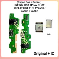 Original Infinix Hot 9Play Charger Hot 10Play/ Hot 11Play X680 - X688B - X688C Original Plus Ic Char