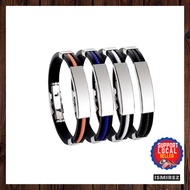 Ismirez Silicone Bracelet Men Bracelets Bracelet For Man Gelang Tangan Lelaki Bangle Gelang Tangan P