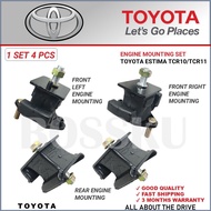 ENGINE MOUNTING KIT - TOYOTA ESTIMA TCR10/TCR11/TCR20/TCR21 1 SET 4PCS