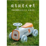 GOODS Children's balance bike Baby walker without pedals 4-wheeled yoyo toy car gift