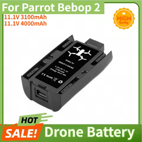 High Quality Battery for Parrot Bebop 2 Drone Replacement Battery 11.1V 3100mAh 4000mAh