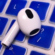  NON-FUNCTIONAL! APPLE Airpods3 Left earphone as Parts USED 壞！蘋果 耳機 左耳 單一個 零件 