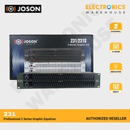 Joson 231/231S Professional 2 Series Graphic Equalizer