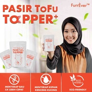 FURREVER Pasir Tofu Kucing Tofu Cat Litter Topper Hilang Bau Kencing Kucing Pasir Tofu Soya Wangi Ba