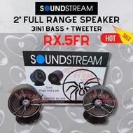 Soundstream RX.5FR 2" Full Range Speaker Car Speaker Double Side 3 in 1 High Mid Low Bass + Tweeter