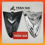 Front mask cover for Exciter ex 155 vva ex155 carbon stainless steel 2020 2021 2022 2023 - decorativ