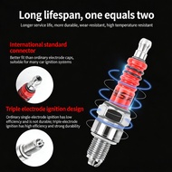 Cross-Border Motorcycle Spark Plug GY6 Scooter Spark Plug A7TC Multi-Angle Ignition Modification 3-P