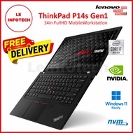 Lenovo ThinkPad P14s G1 14” Mobile Workstation Laptop Intel Core i7 Gen10  RAM 48GB 512GB/1TB NVMe N