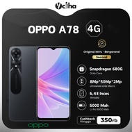 Oppo A78 4G 8/256 GB Garansi Resmi Oppo Indonesia Second 