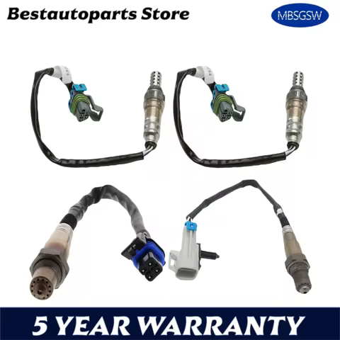 4pcs Oxygen O2 Sensor For Auto Trans 2010 -2015 Chevrolet Camaro 3.6L V6 10-14 CTS 234-4244 234-4565