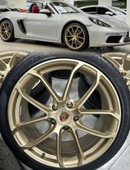 20吋Porsche 718GT4原廠拆車呔鈴帶派拉利呔前245 35R20後輪295 30R20
