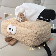 CVSPACE Cute Little Monster Tissue Box Soft Silicone Desktop Hot Sale Dust-Proof Easy to Refill Deco