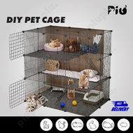 [24HR SHIP] PREMIUM DIY PET CAGE Sangkar Kucing Besar Murah DIY Cat Cage for Pet Rabbit Arnab Dog Puppy Rabbit 貓籠 兔子 狗围栏